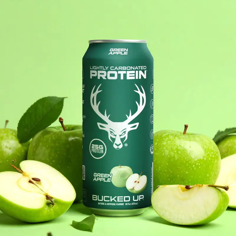 Bucked Up Protein Soda: The Zero Sugar, 100-Calorie Soda Alternative with Isolate Power ｜ 1 Case (12 Cans)｜